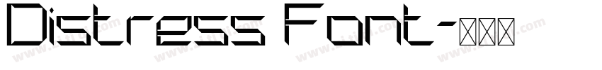 Distress Font字体转换